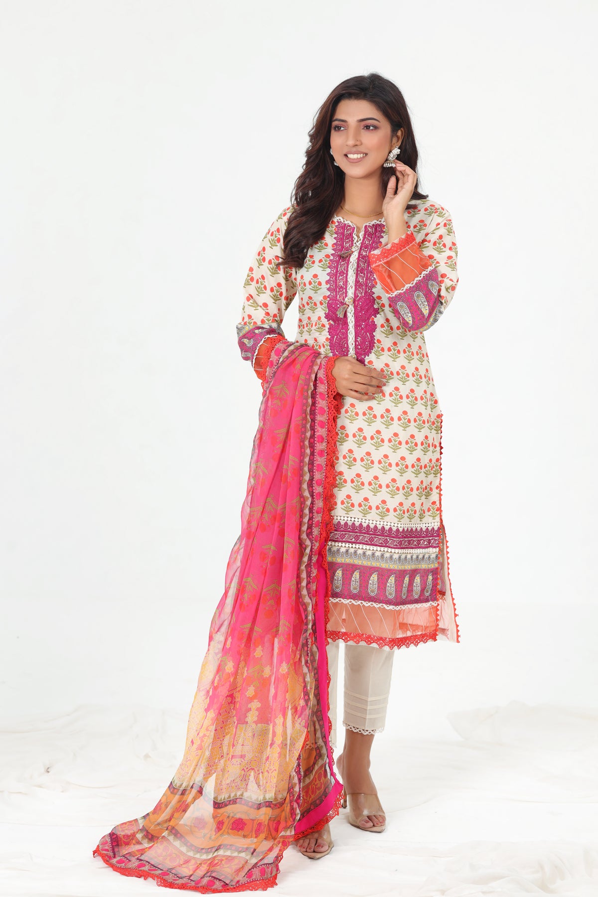 AJBP-12 - Asim Jofa Basic Print Suit