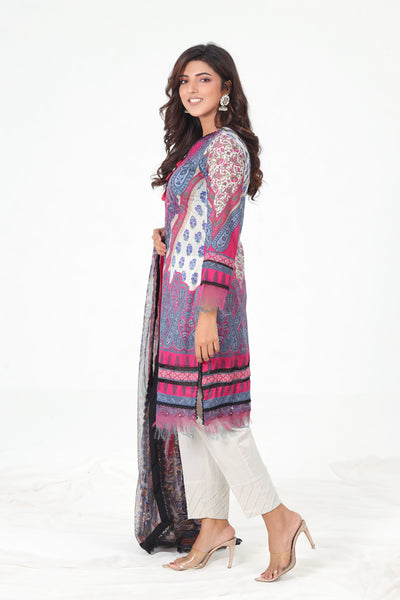 AJBP-14 - Asim Jofa Basic Print Suit