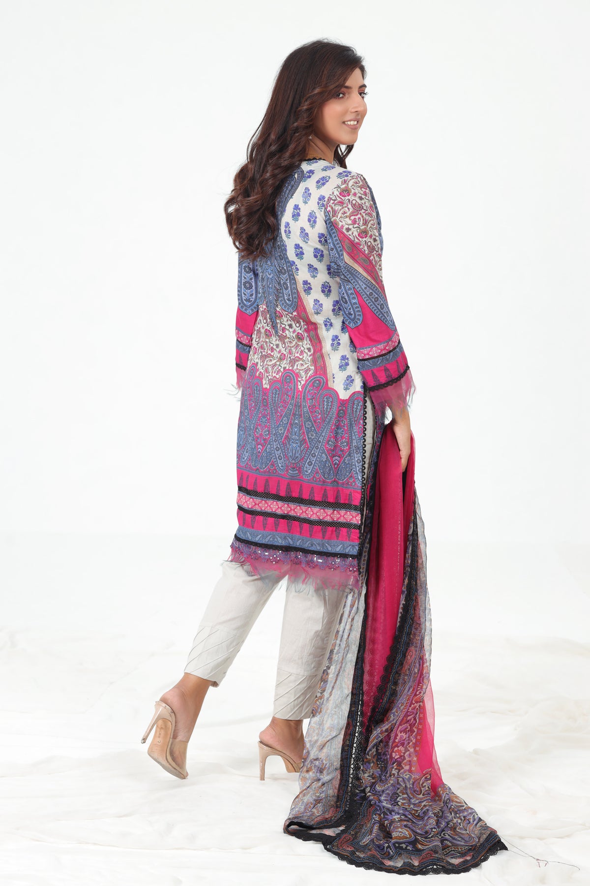 AJBP-14 - Asim Jofa Basic Print Suit