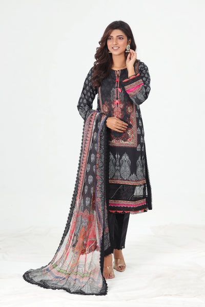 AJBP-17 - Asim Jofa Basic Print Suit