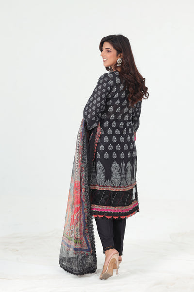 AJBP-17 - Asim Jofa Basic Print Suit