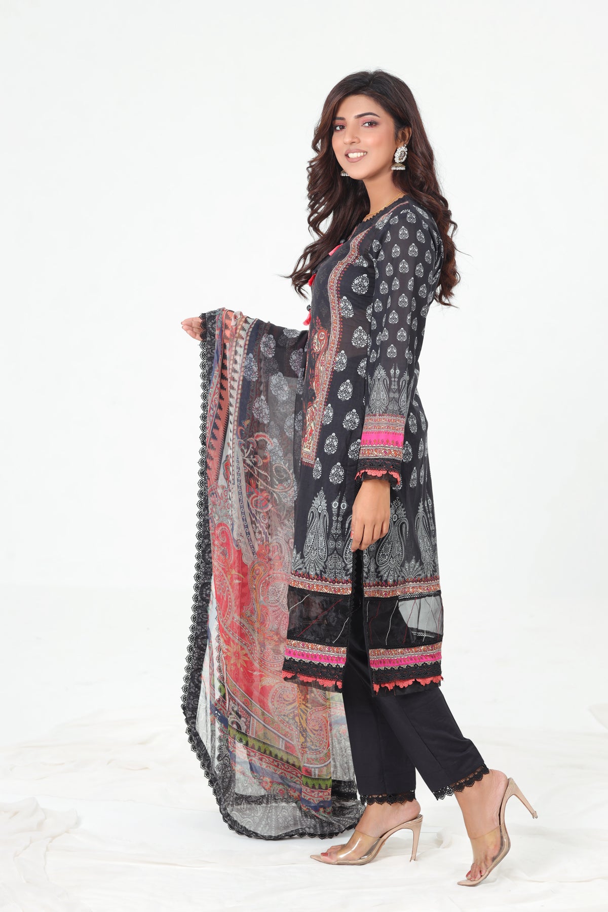 AJBP-17 - Asim Jofa Basic Print Suit