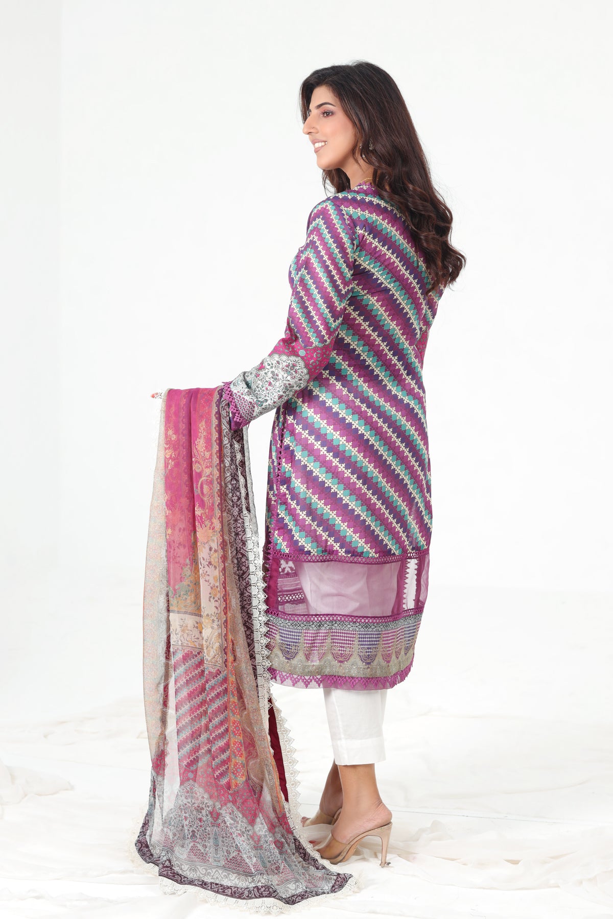 AJBP-22 - Asim Jofa Basic Print Suit