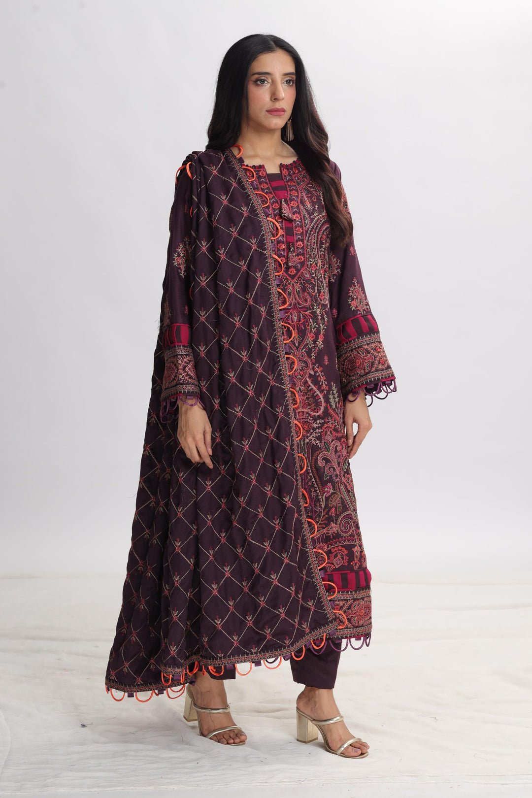 Design 2 - Asim Jofa Pashmina Stitched Collection