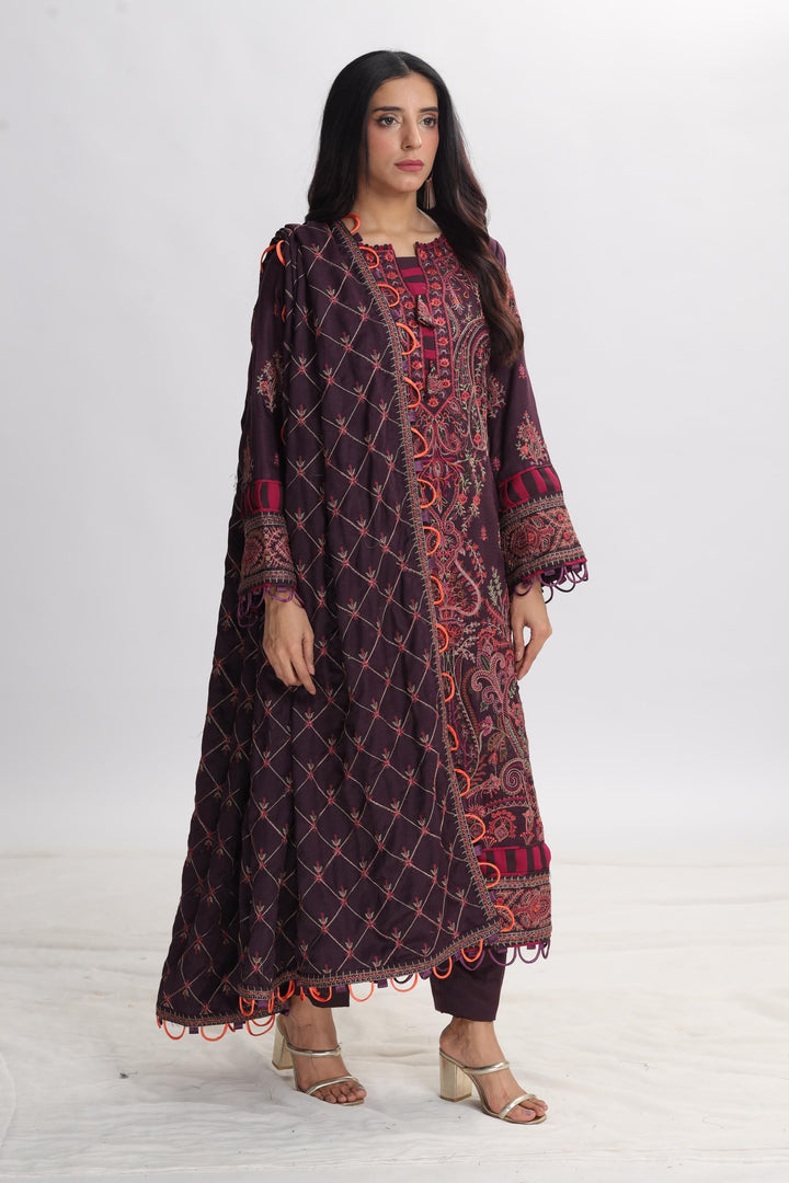 Design 2 - Asim Jofa Pashmina Stitched Collection
