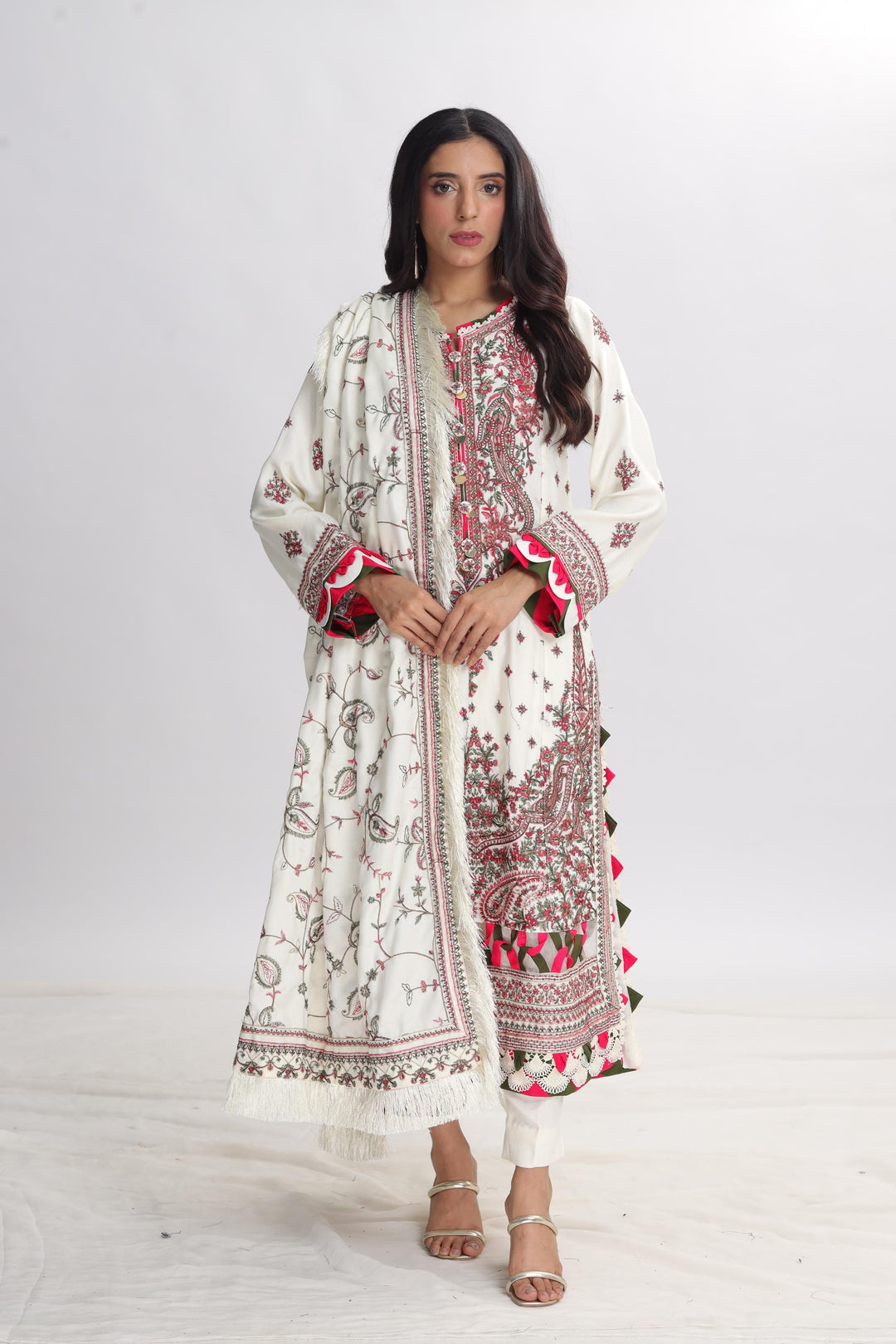 Design 8 - Asim Jofa Pashmina Stitched Collection