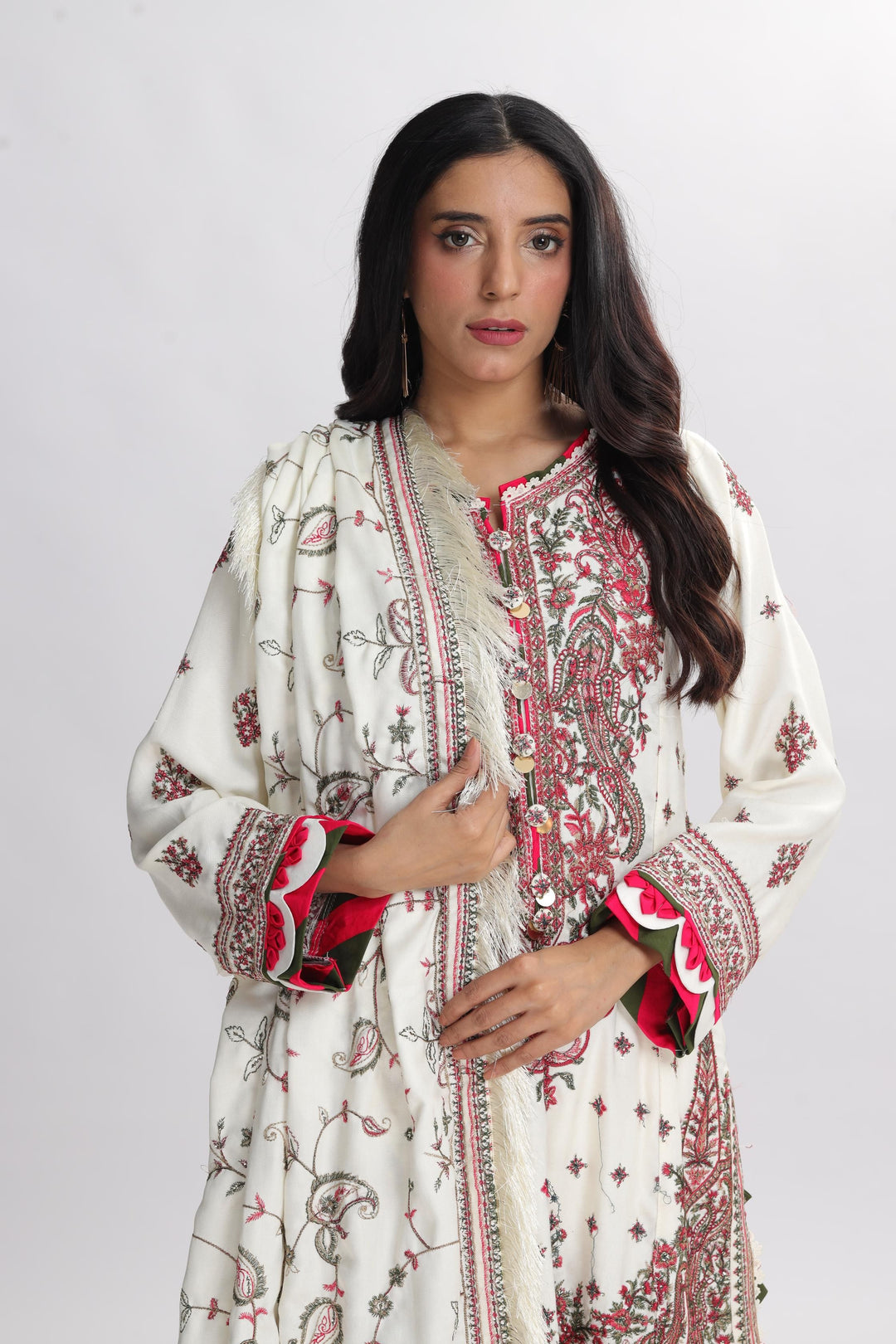 Design 8 - Asim Jofa Pashmina Stitched Collection