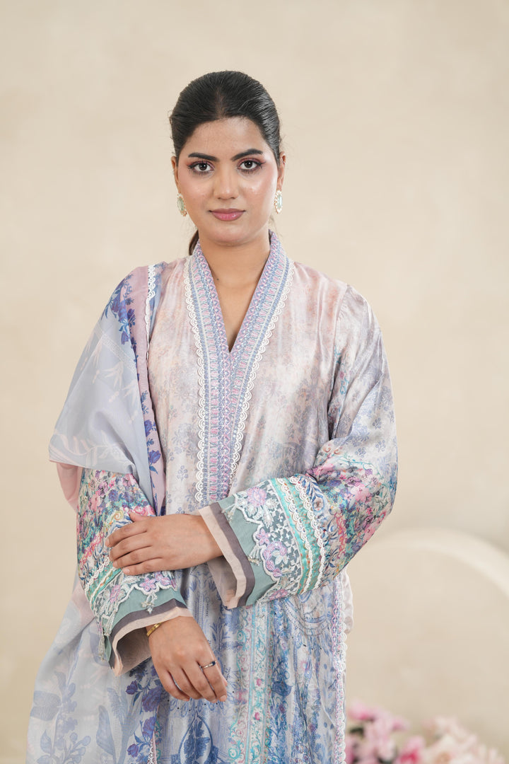 Design 1 - Stonez Silk Symphony Stitched