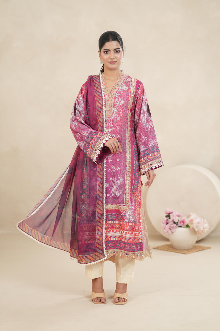 Design 3 - Stonez Silk Symphony Stitched