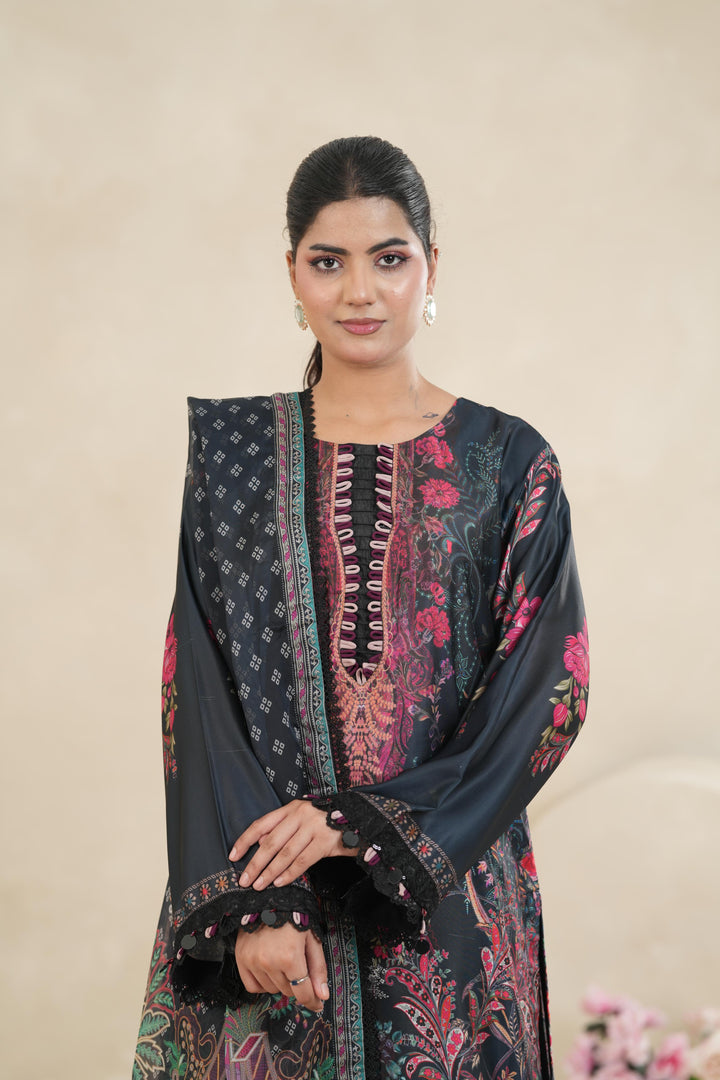 Design 5 - Stonez Silk Symphony Stitched