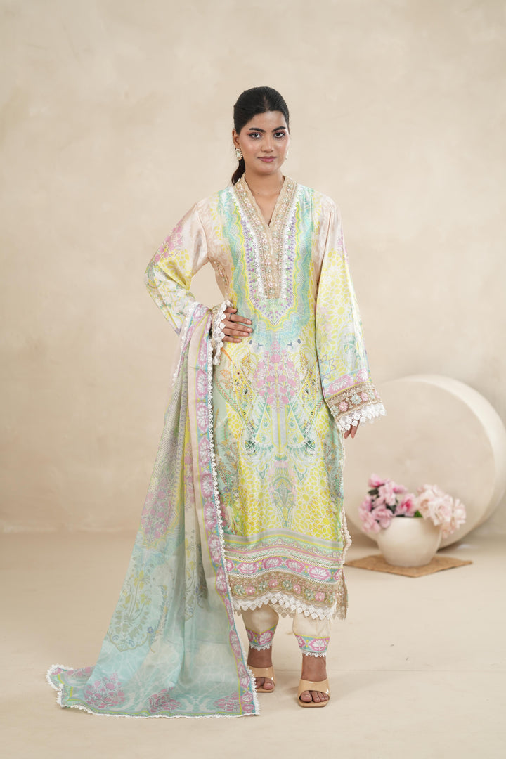 Design 8 - Stonez Silk Symphony Stitched