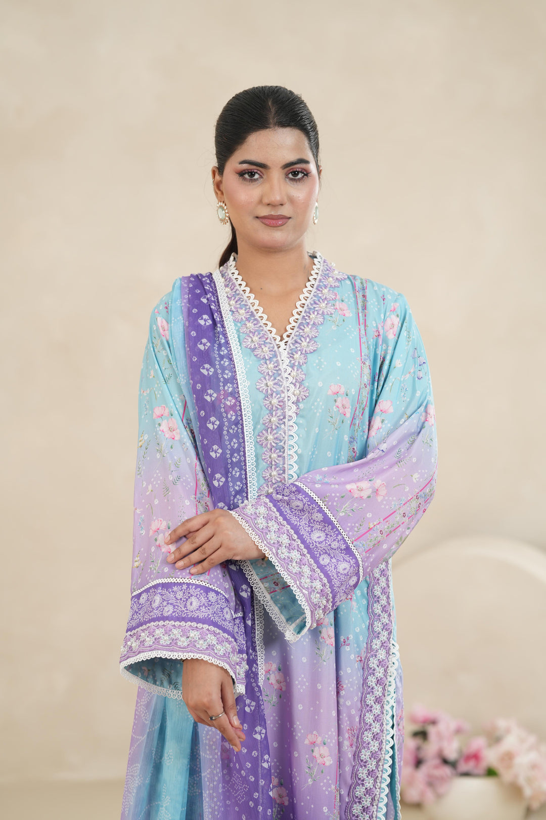 Design 9 - Stonez Silk Symphony Stitched