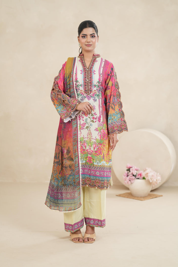 Design 10 - Stonez Silk Symphony Stitched