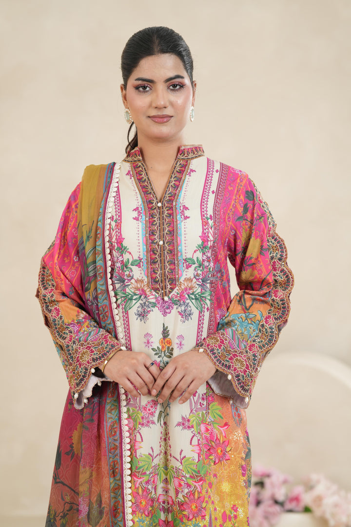 Design 10 - Stonez Silk Symphony Stitched