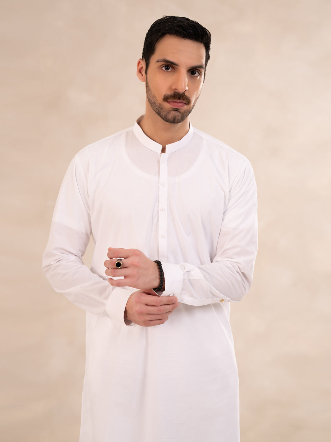Cotton White Kurta Trouser - Almirah