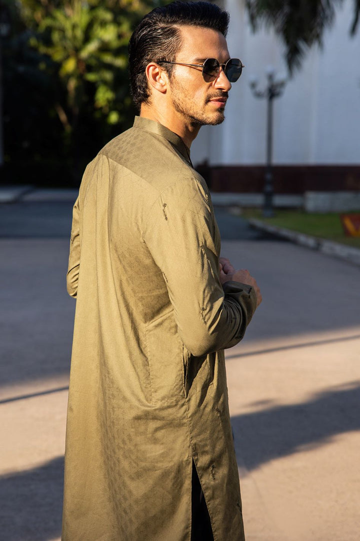 Cotton Green Kurta - Almirah