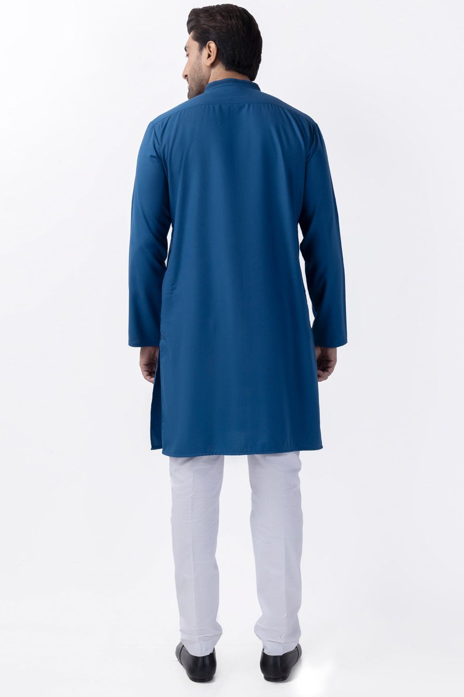 Blended Blue Kurta - Almirah