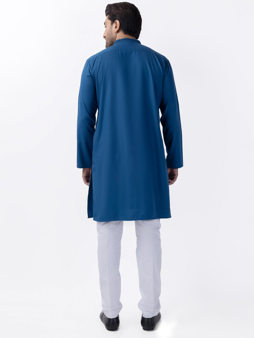 Blended Blue Kurta - Almirah