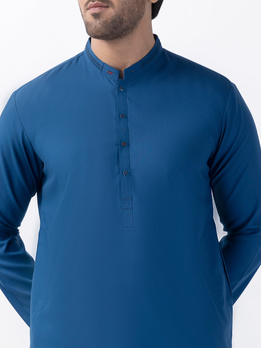 Blended Blue Kurta - Almirah