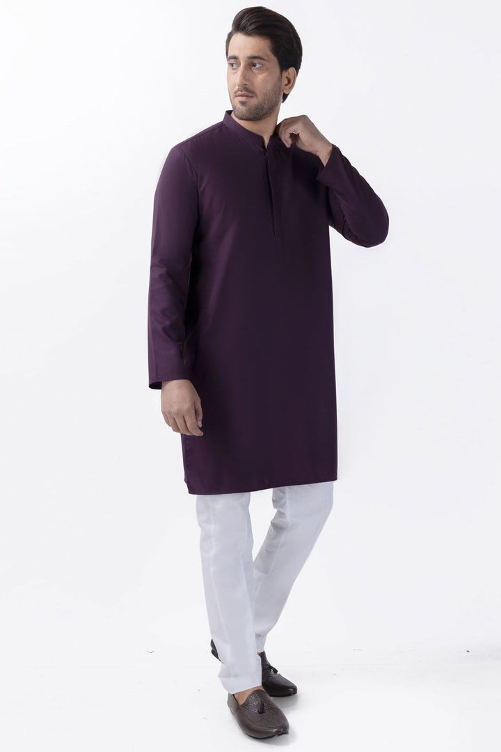 Blended Purple Kurta - Almirah