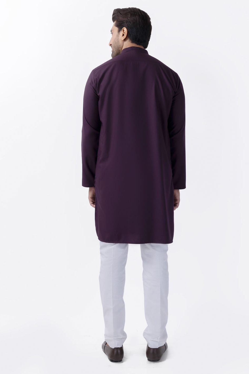 Blended Purple Kurta - Almirah