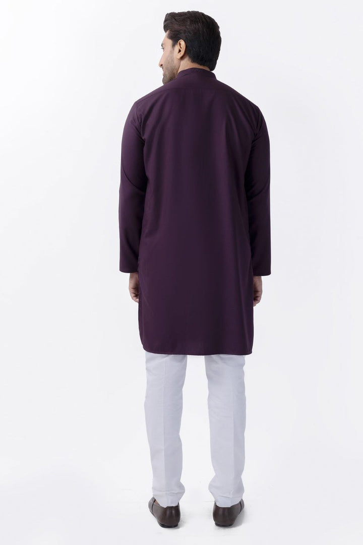 Blended Purple Kurta - Almirah