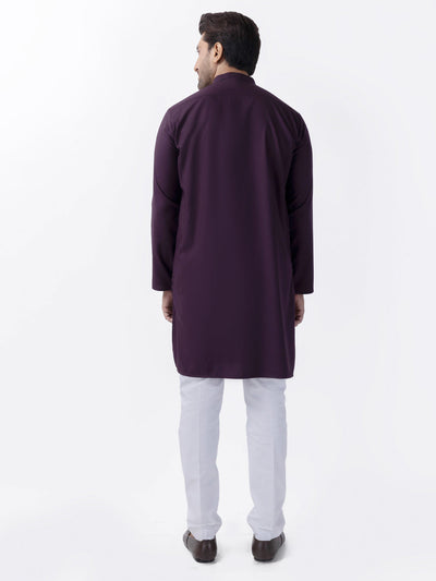 Blended Purple Kurta - Almirah