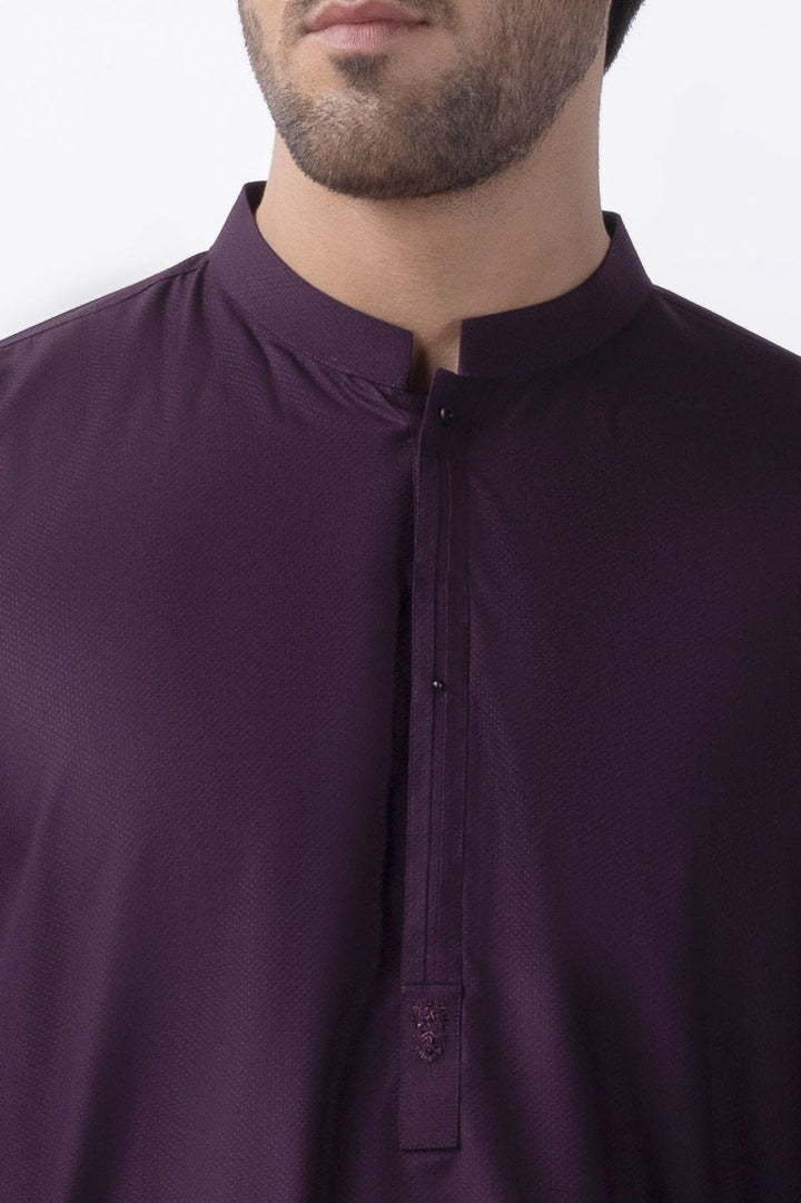 Blended Purple Kurta - Almirah