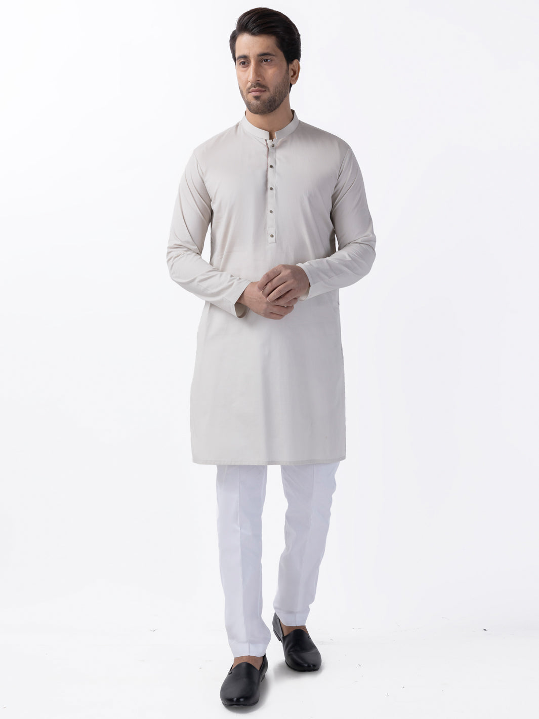 Blended Light Sage Kurta - Almirah