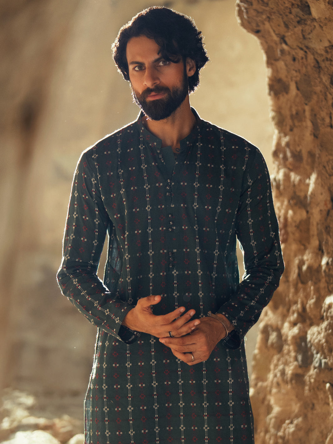 Cotton Green Kurta - Almirah