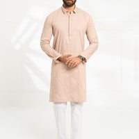 Blended Tea Pink Kurta - Almirah