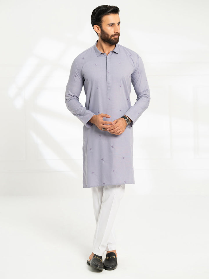 Blended Lavender Kurta - Almirah