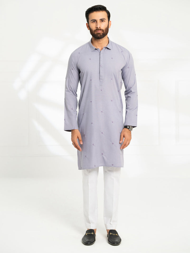 Blended Lavender Kurta - Almirah