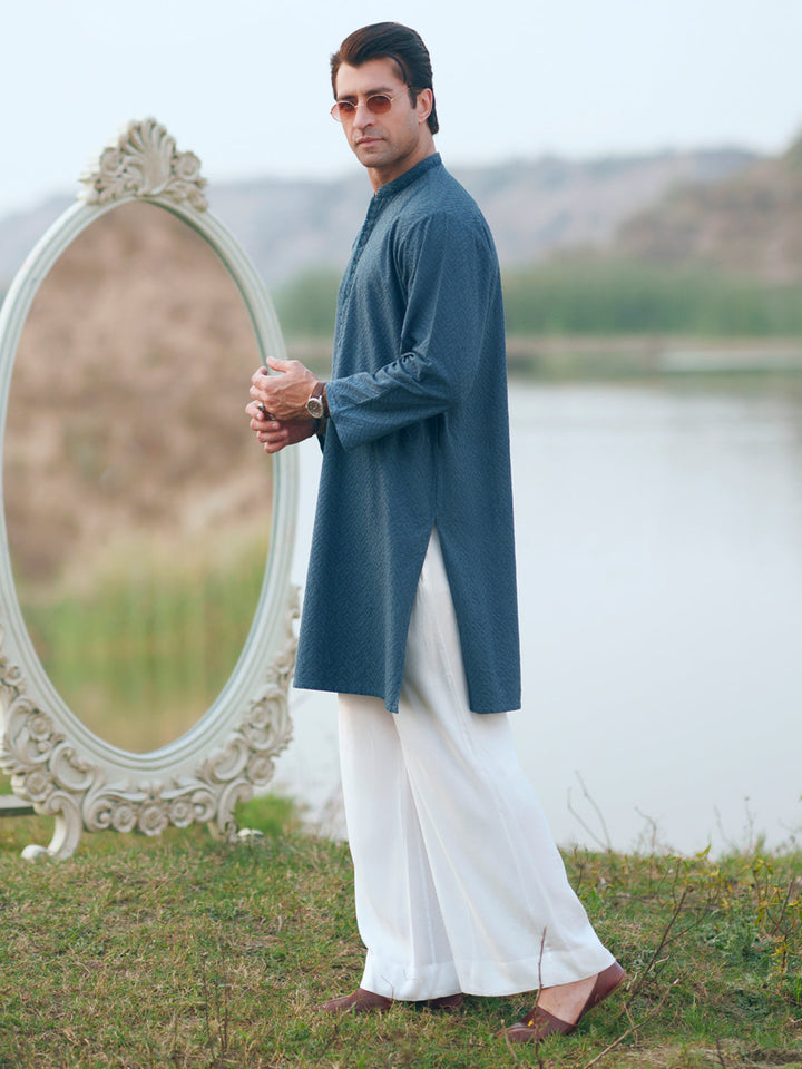 Cotton Green Kurta - Almirah