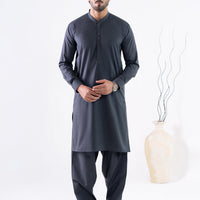 Cotton Grey Shalwar Kameez - Almirah