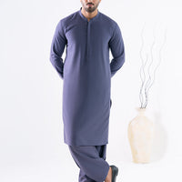 Blended Purple Shalwar Kameez - Almirah