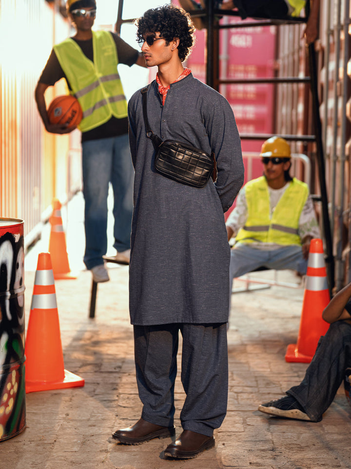 Blue Shalwar Kameez - Almirah