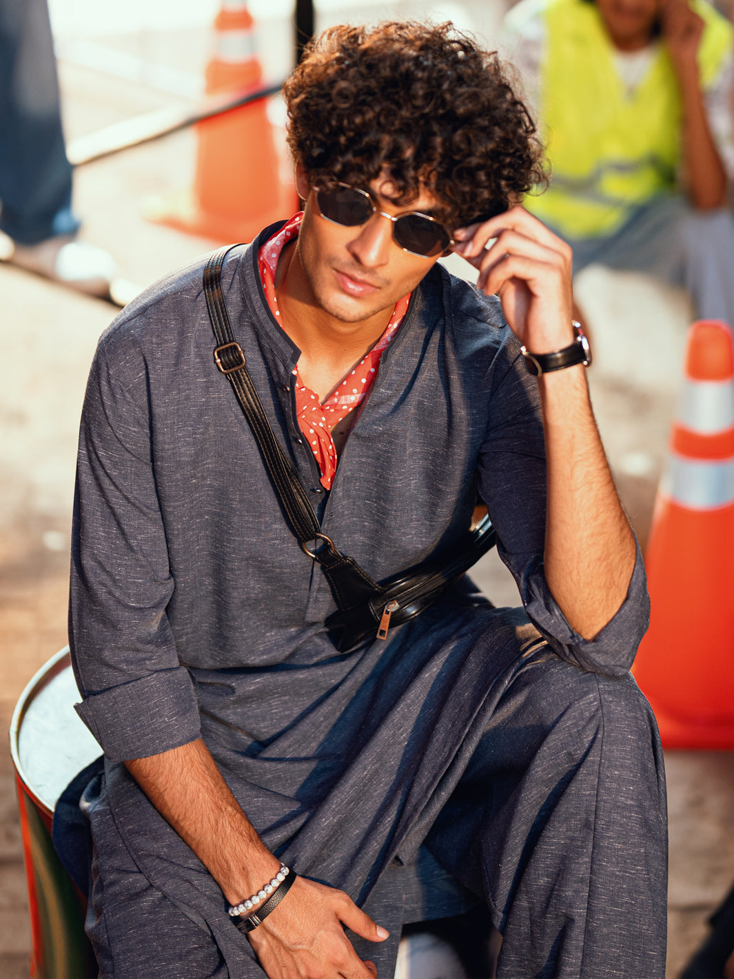 Blue Shalwar Kameez - Almirah