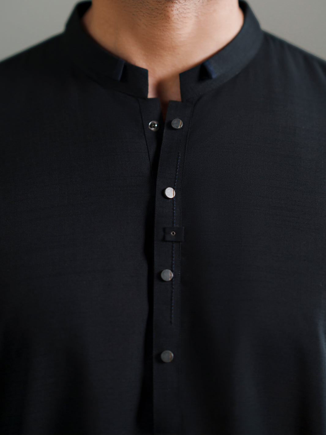 Blended Black Shalwar Kameez - Almirah