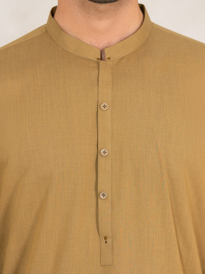 Blended Green Shalwar Kameez - Almirah
