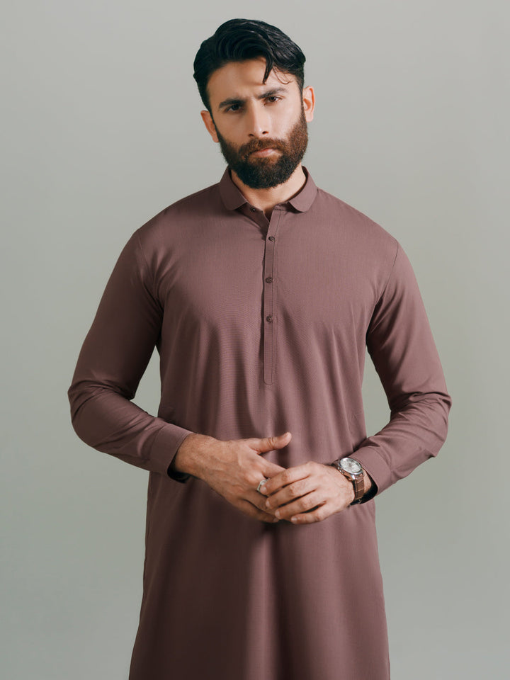 Blended Tea Pink Shalwar Kameez - Almirah
