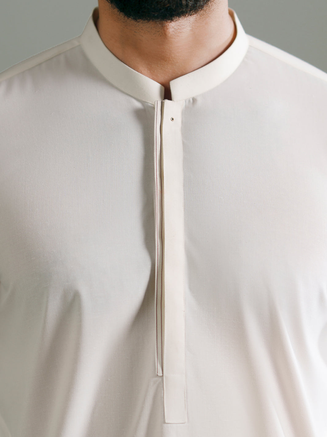 Blended White Shalwar Kameez - Almirah