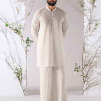 Cotton White Kurta Trouser - Almirah