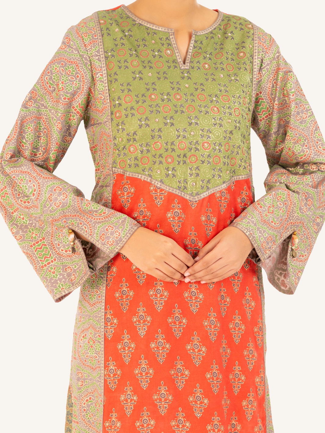 Velvet Skin Stitched Suit - Almirah