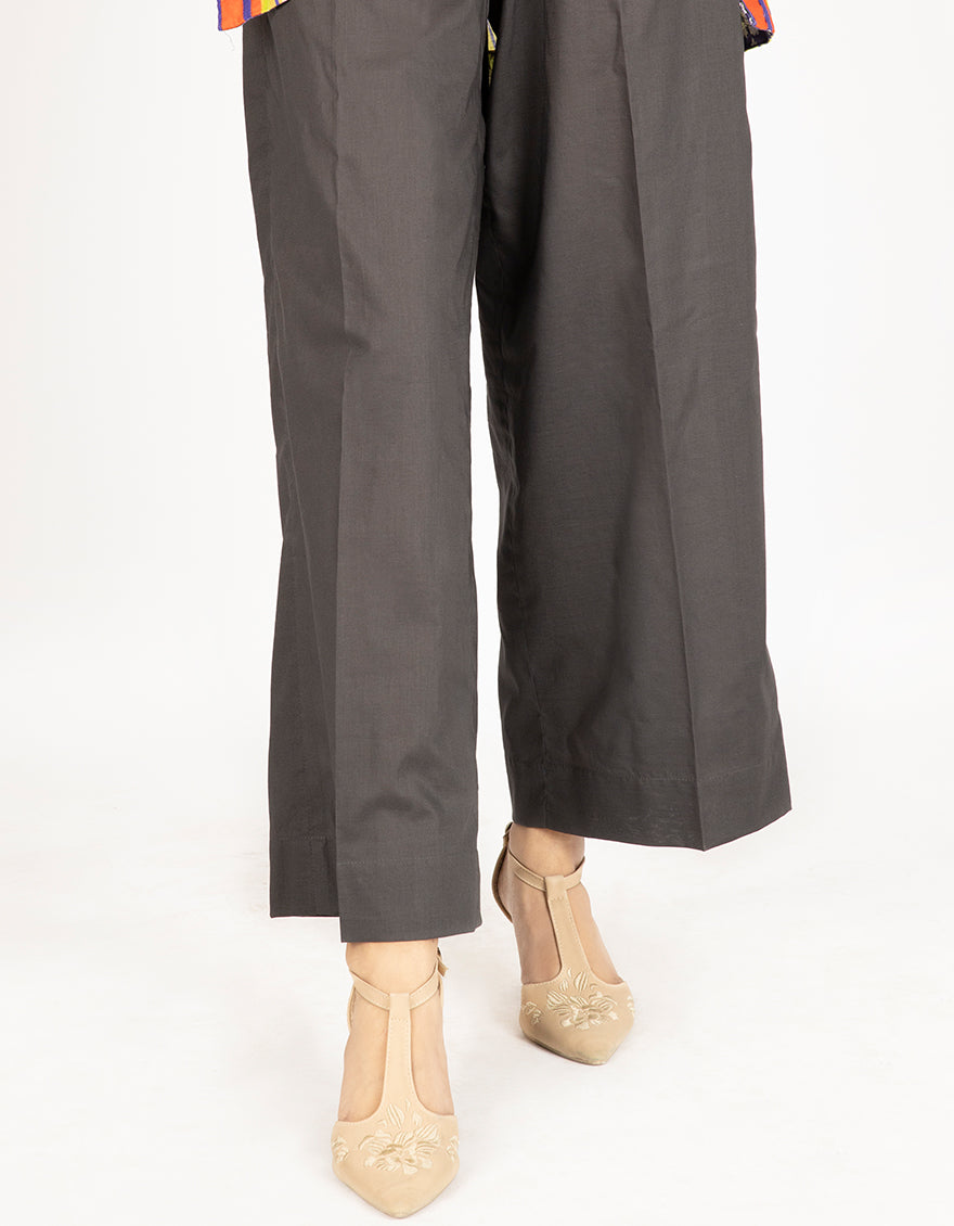 Lawn Dark Grey Trouser - Almirah