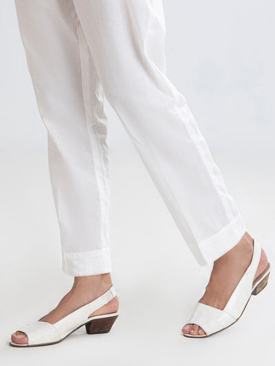 Dyed White Trouser - Almirah