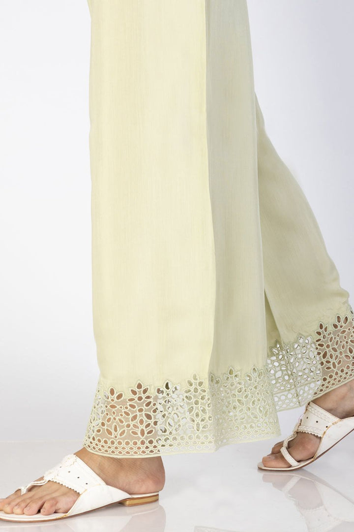 Mapple Silk Pistachio Green Trouser - Almirah