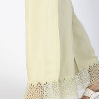 Mapple Silk Pistachio Green Trouser - Almirah
