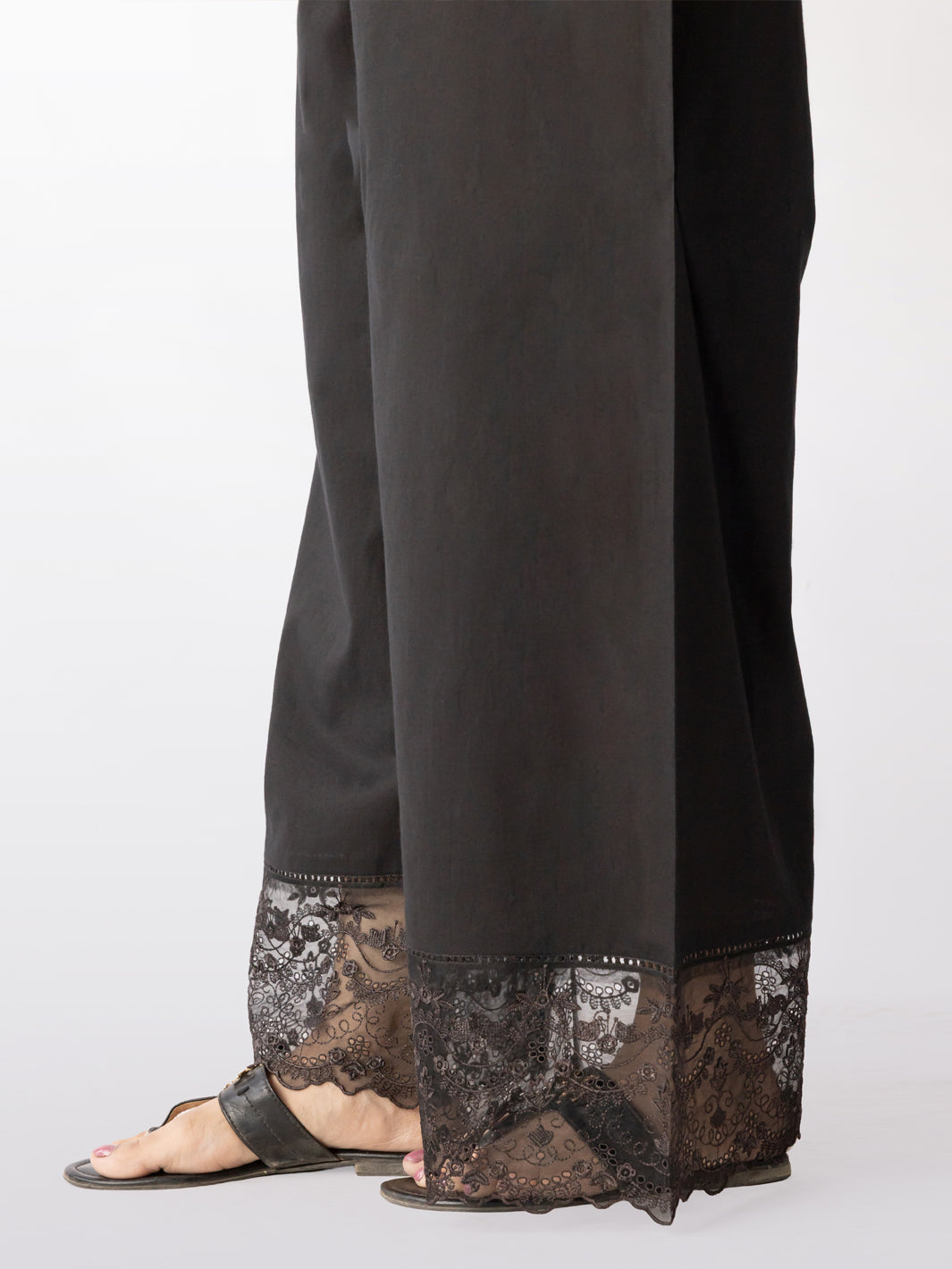 Cambric Black Trouser - Almirah