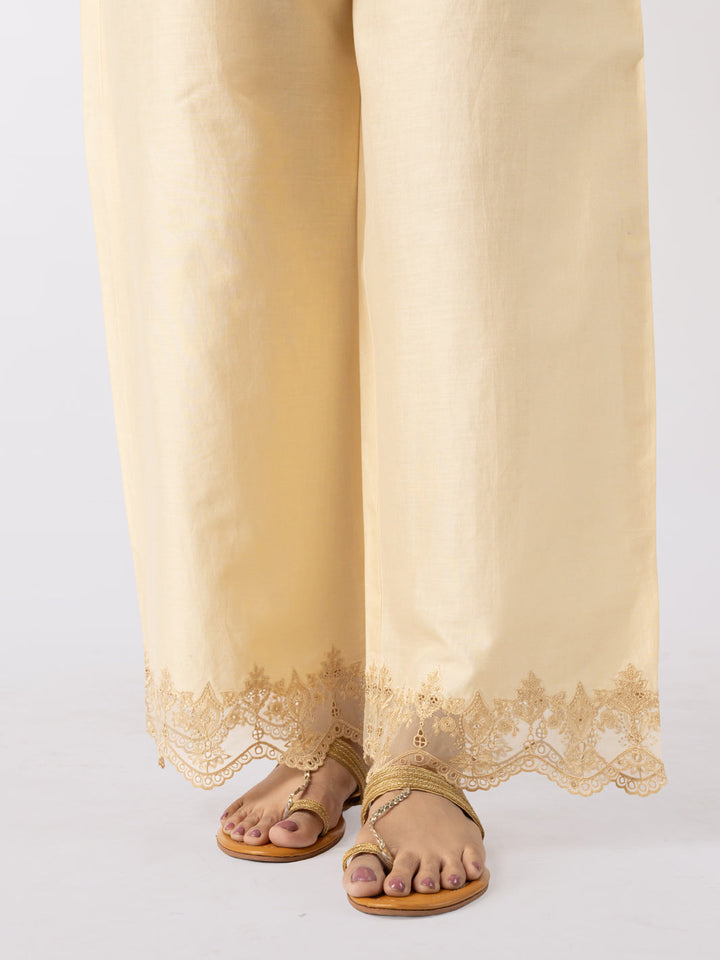 Dyed Beige Trouser - Almirah